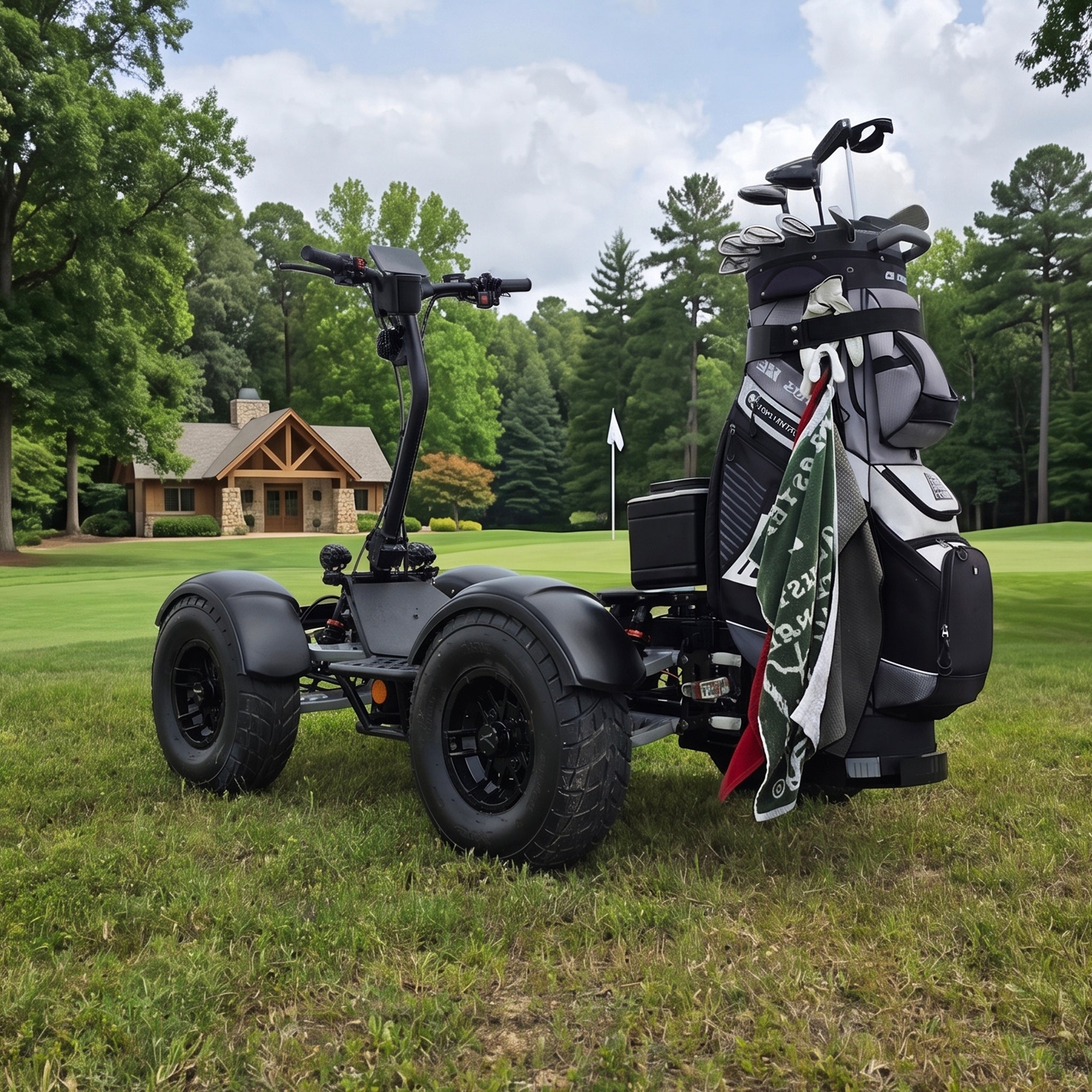 Golf Bag Rack | Tank Accessory